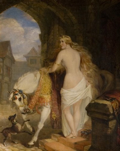 Lady Godiva, 1850 by Marshall Claxton